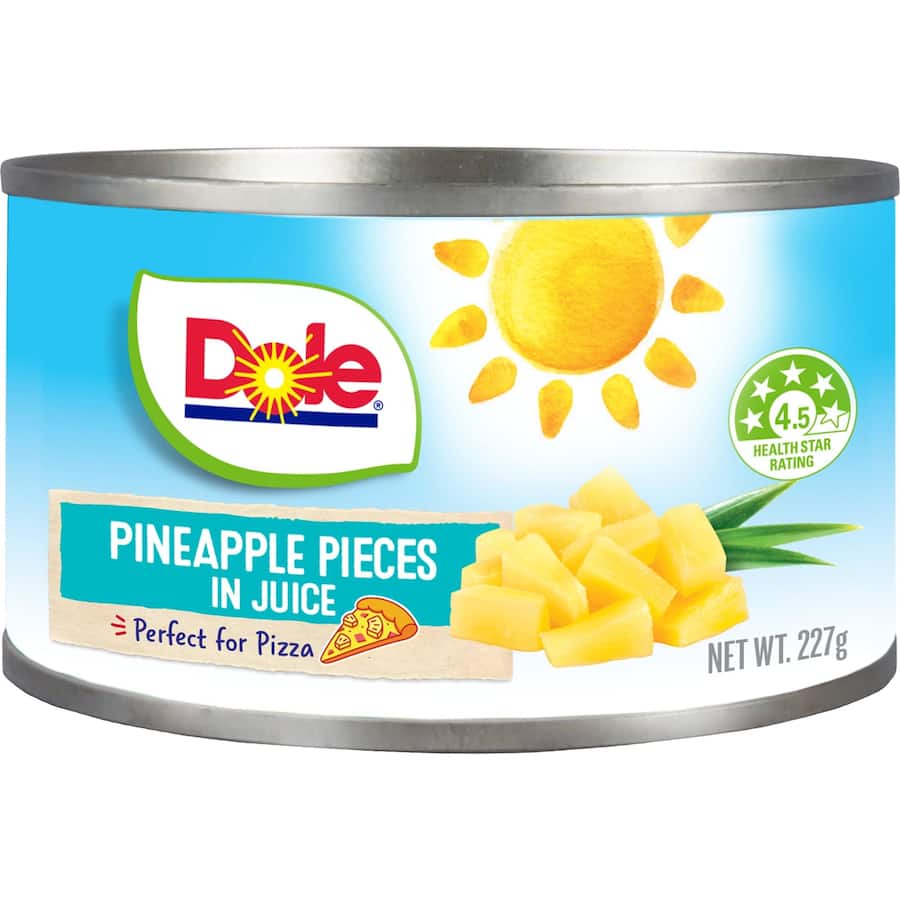 Dole Pineapple Pieces In Juice Can 227g