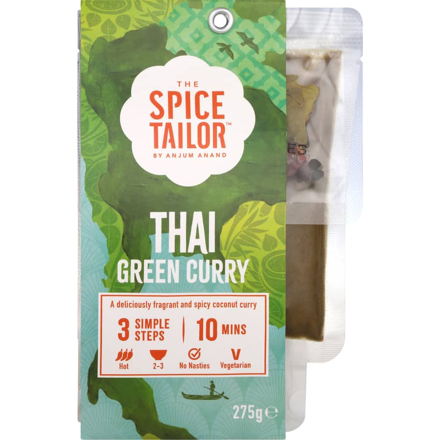 The Spice Tailor Sauce Kit Thai Green Curry Packet 275g