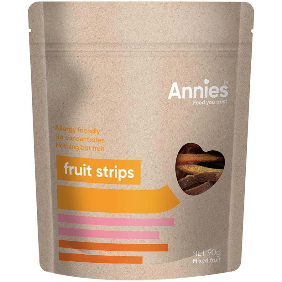 Annies Fruit Snack Strips 90g