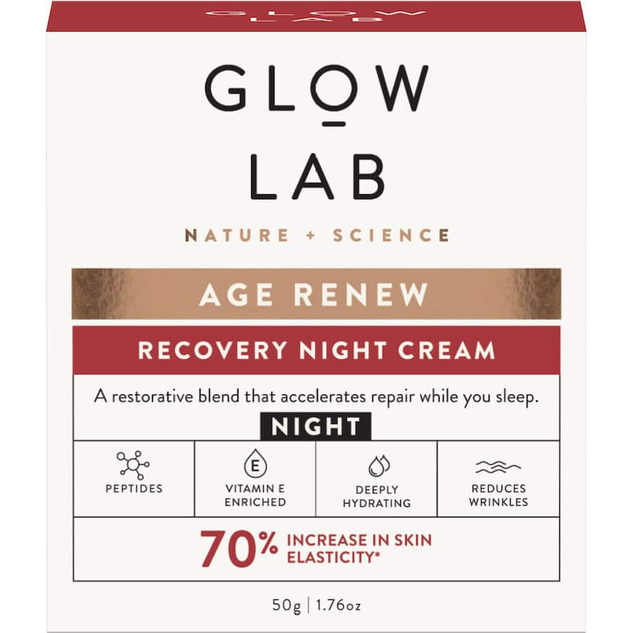 Glow Lab Age Renew Night Cream Recovery Pot 50g