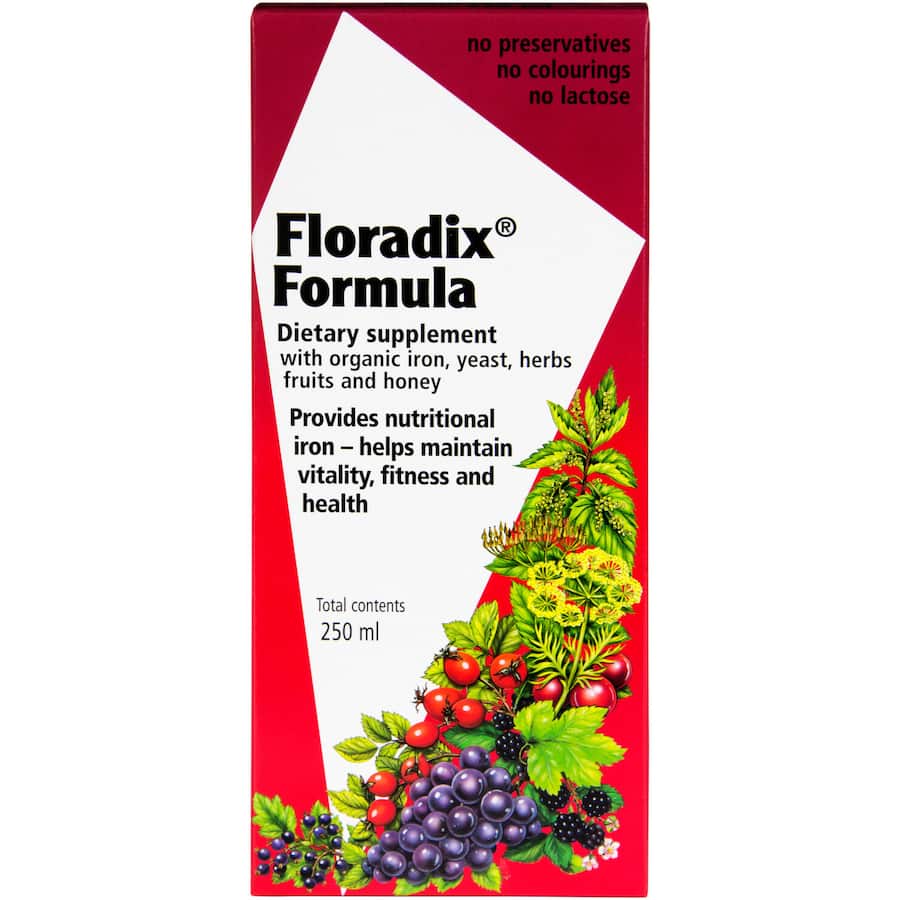 Floradix Iron & Vitamin Tonic Bottle 250mL
