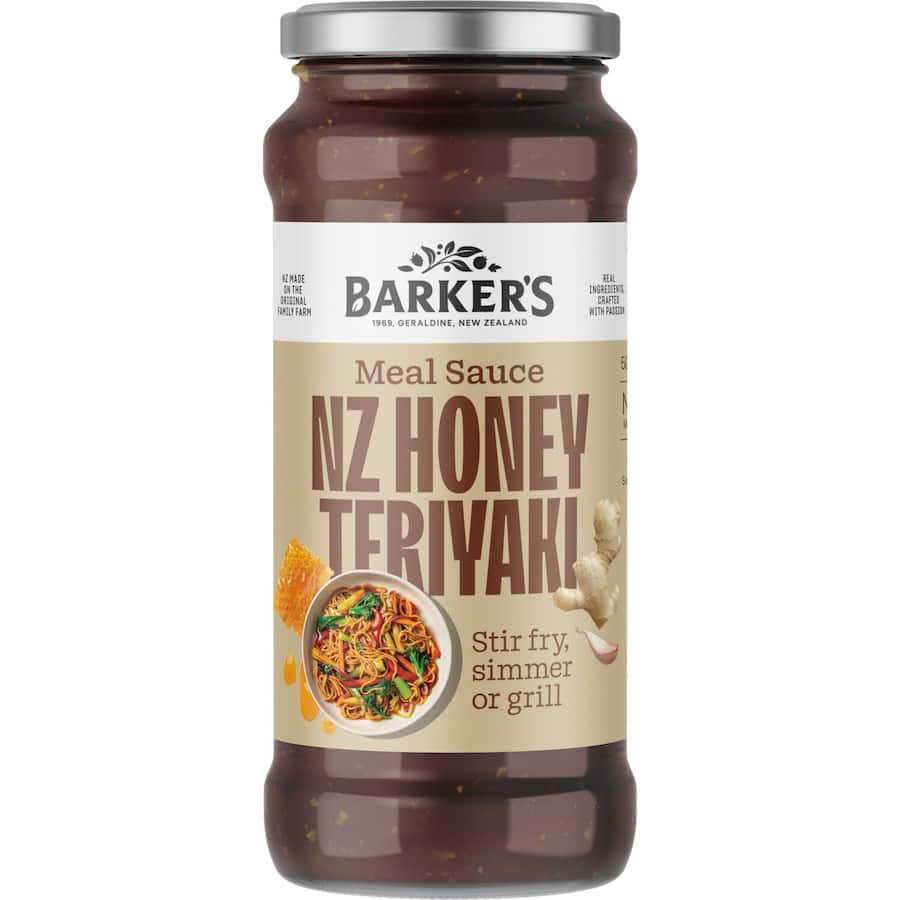 Barkers Meal Base NZ Honey Teriyaki With Sake 500g