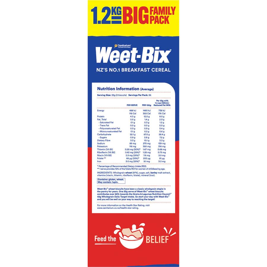 Sanitarium Weet-bix Cereal 1.2kg