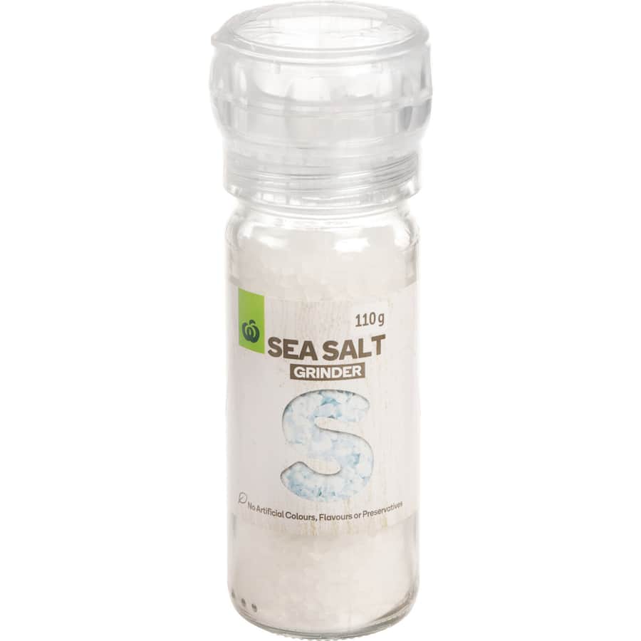 Woolworths Sea Salt Grinder 110g