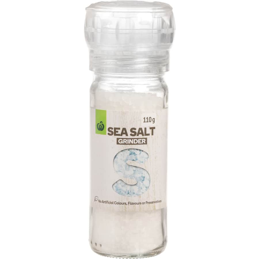 Woolworths Sea Salt Grinder 110g