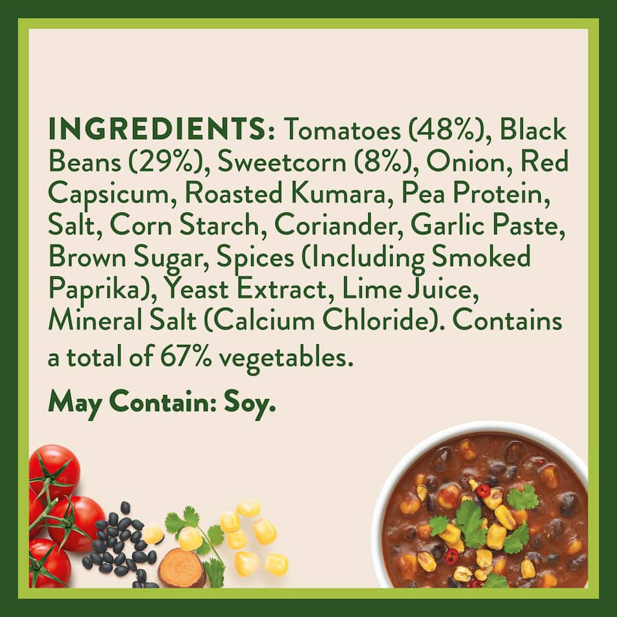 Wattie's Plant Proteinz Soup Mexican, Tomato & Beans Pouch 330g