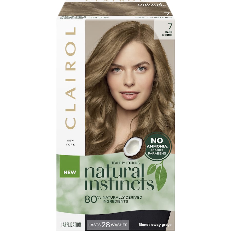 Clairol Natural Instincts Hair Colour 7 Dark Blonde 1pack