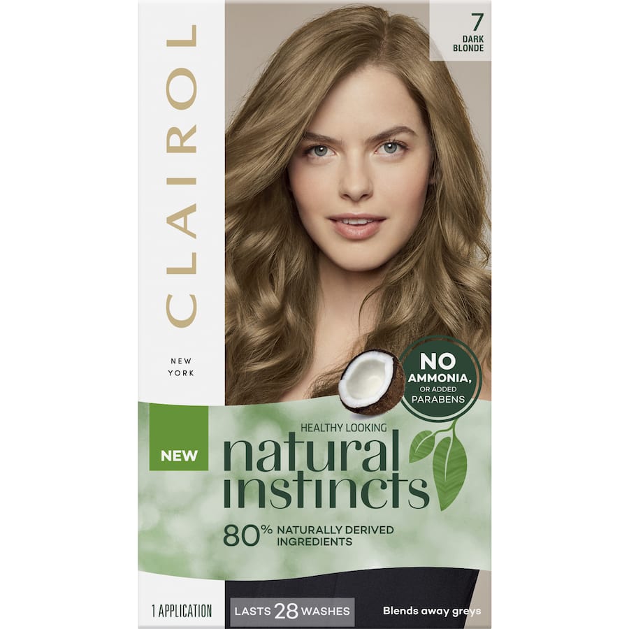 Clairol Natural Instincts Hair Colour 7 Dark Blonde 1pack