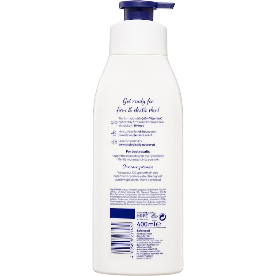 Nivea Body Lotion Firming Q10 Pump 400mL