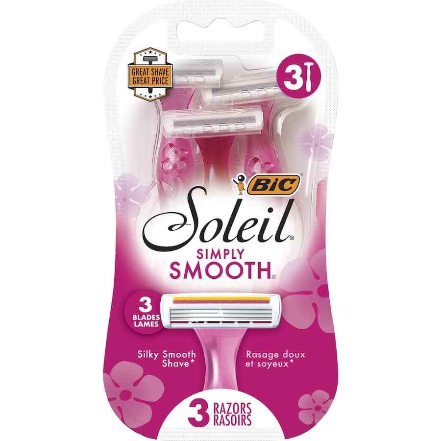 Bic Simply Soleil Disposable Razor Women 3pack