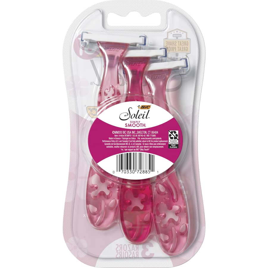 Bic Simply Soleil Disposable Razor Women 3pack