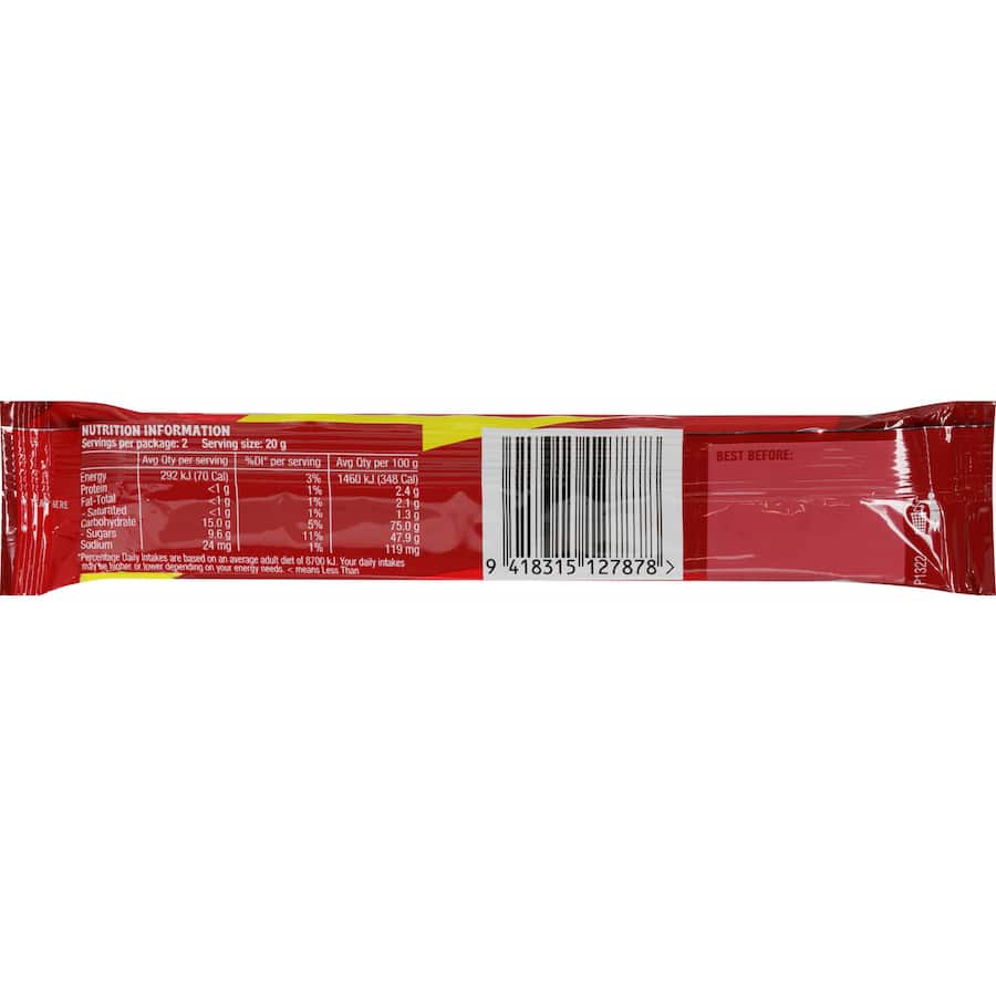 Fabulicious Chocolate Bar Cola Crunch 40g