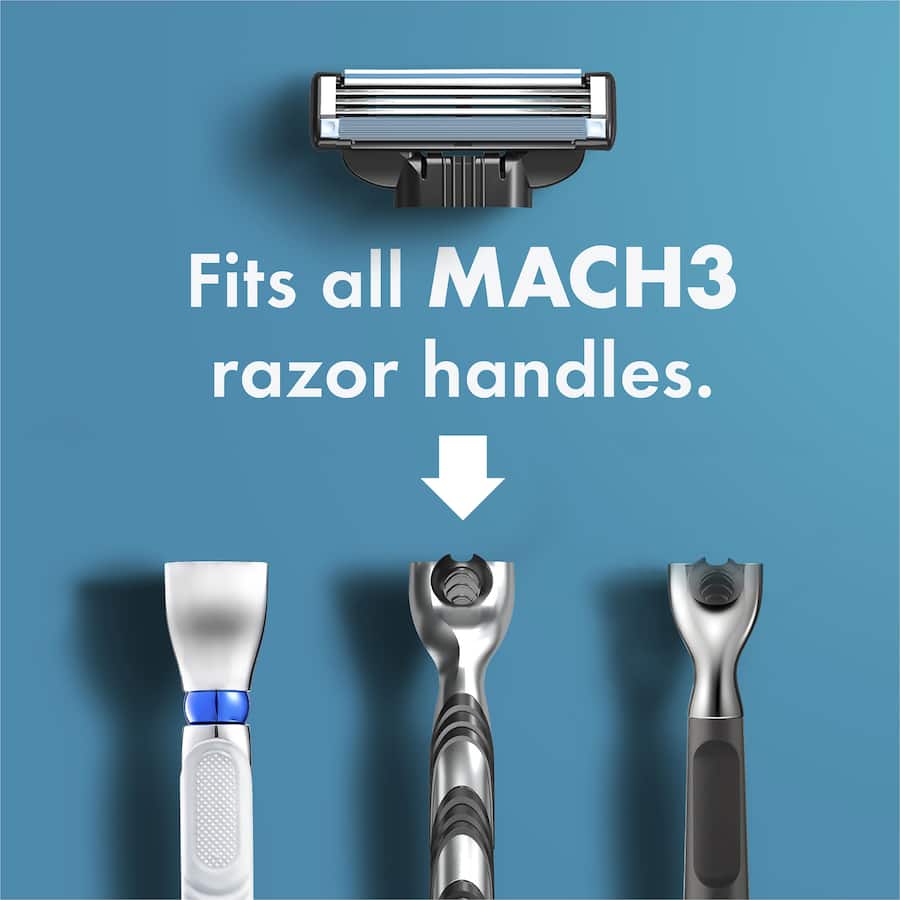 Gillette Mach3+ Razor & 2 Refills 1pack