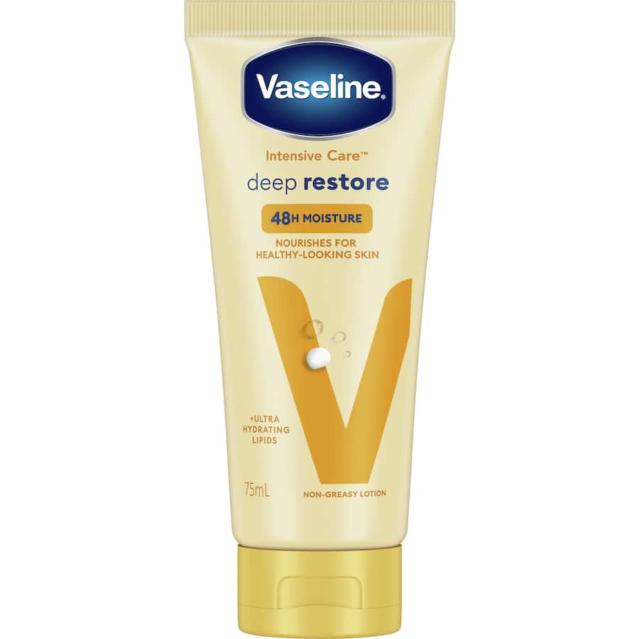 Vaseline Body Lotion Deep Restore Tube 75mL