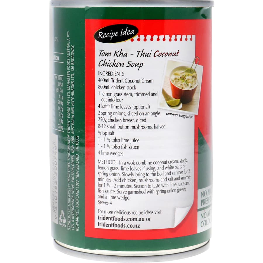 Trident Coconut Cream Can 400mL