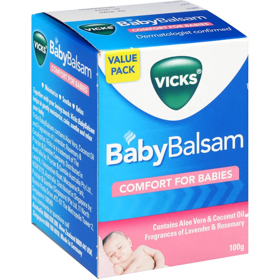 Vicks Baby Balsam Decongestant Rub 100g