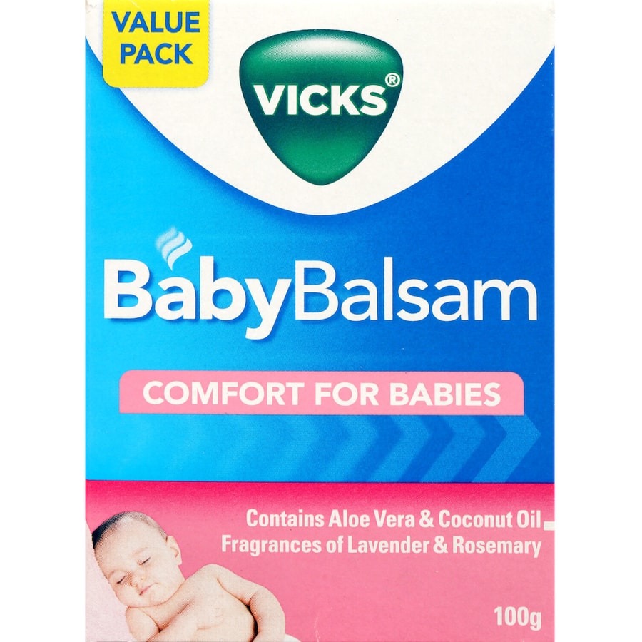 Vicks Baby Balsam Decongestant Rub 100g