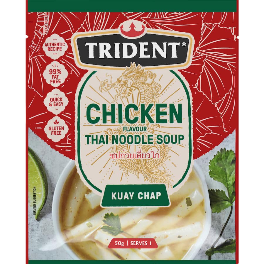 Trident Instant Soup Chicken Thai Noodle 50g