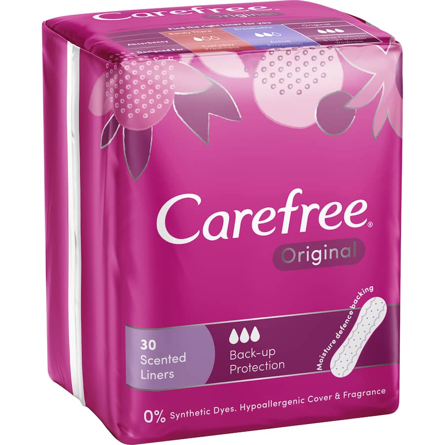 Carefree Panty Liners Shower Fresh 30pack