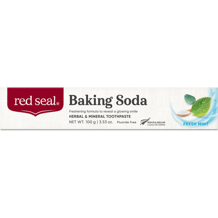 Red Seal Toothpaste Baking Soda Natural Tube 100g