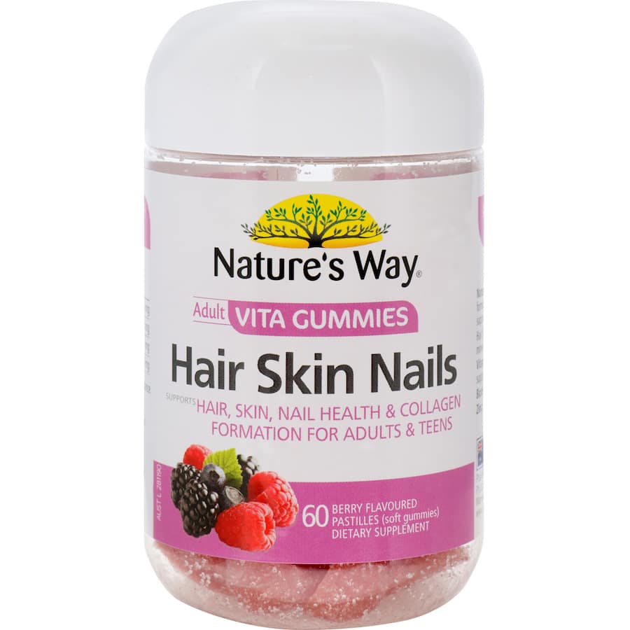 Nature's Way Adult Vita Gummies Hair, Skin & Nails 60ea