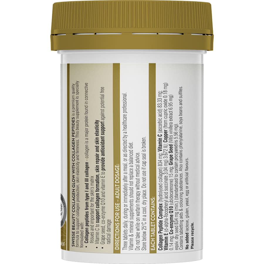 Swisse Beauty Collagen Glow Tablets 60pack