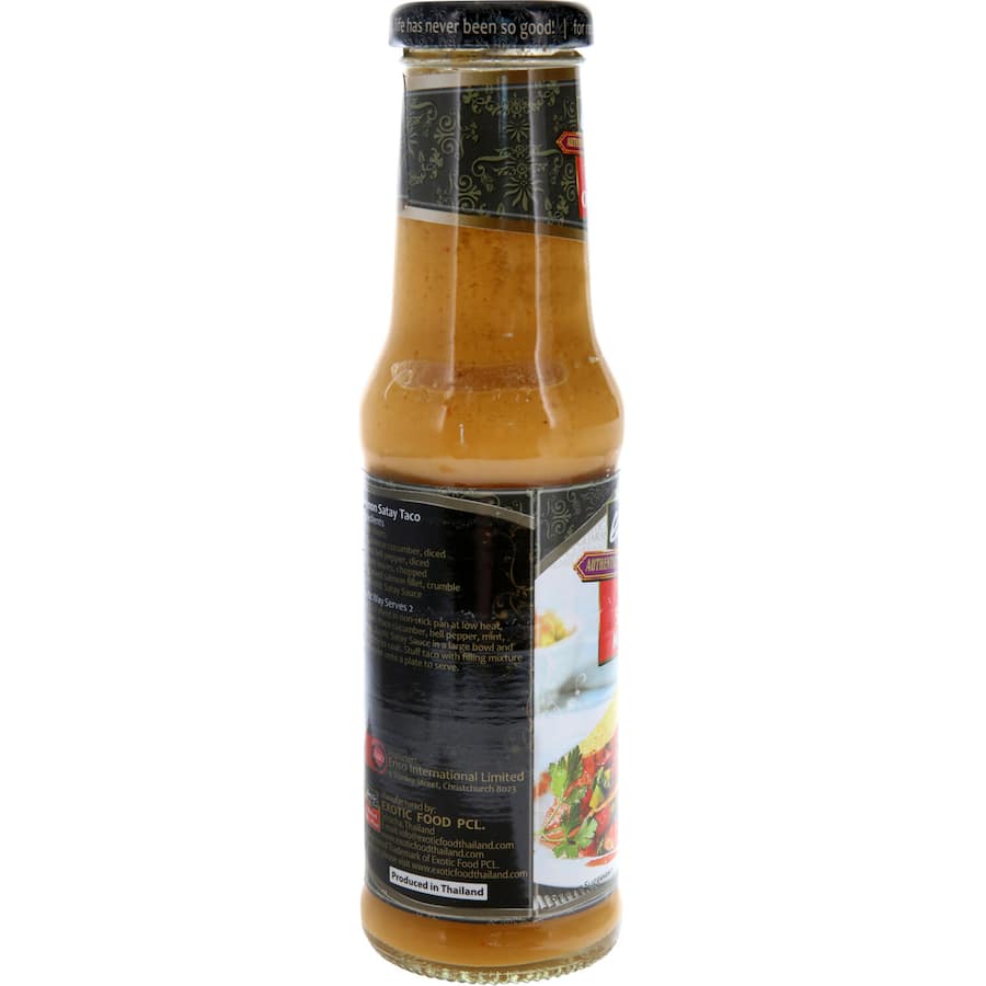 Exotic Food Satay Sauce Marinade Bottle 250mL