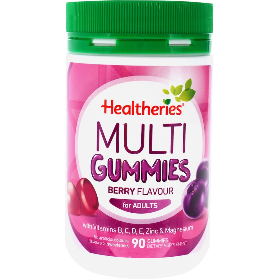 Healtheries Multi-vitamins Adult Gummies Berry Flavour 90pack
