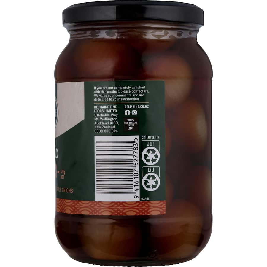 Delmaine Pickled Onions 520g
