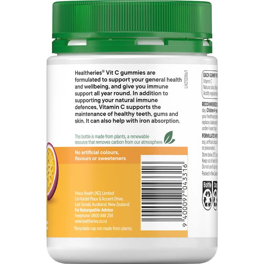 Healtheries Vitamin C Tropical Gummies For Adults 90pack