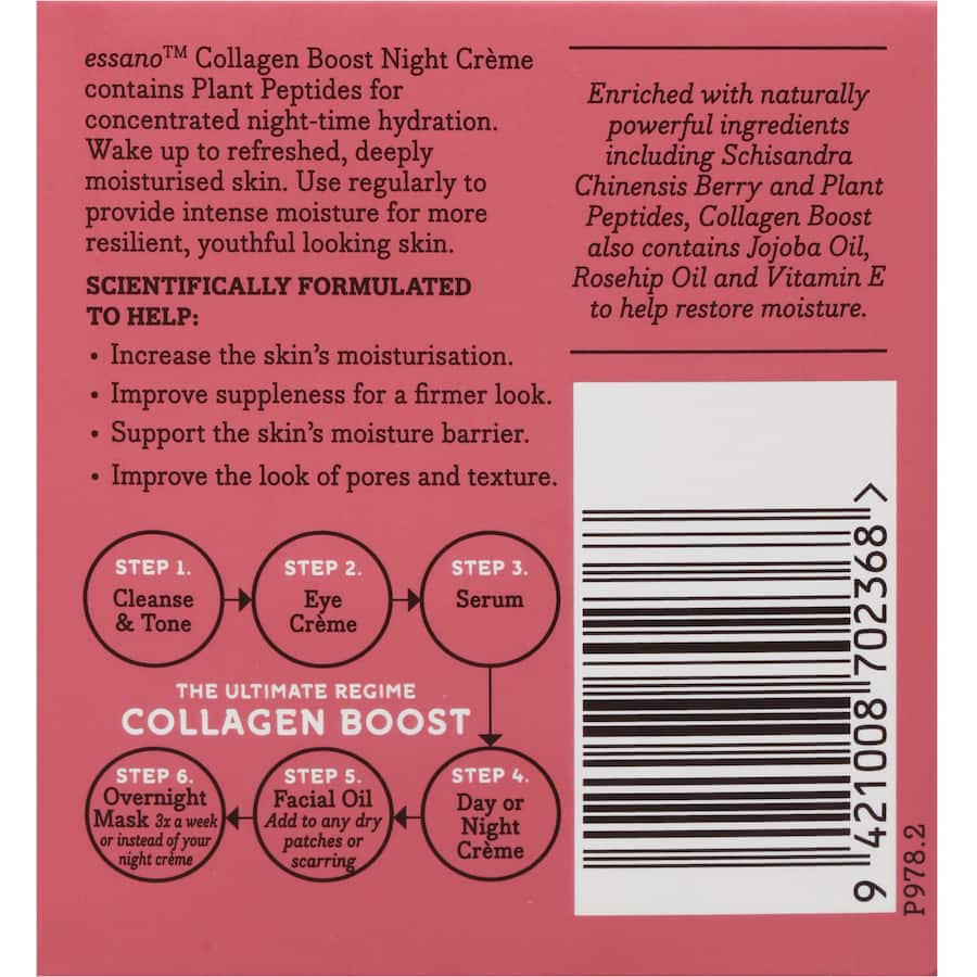 Essano Night Cream Collagen Boost 50g