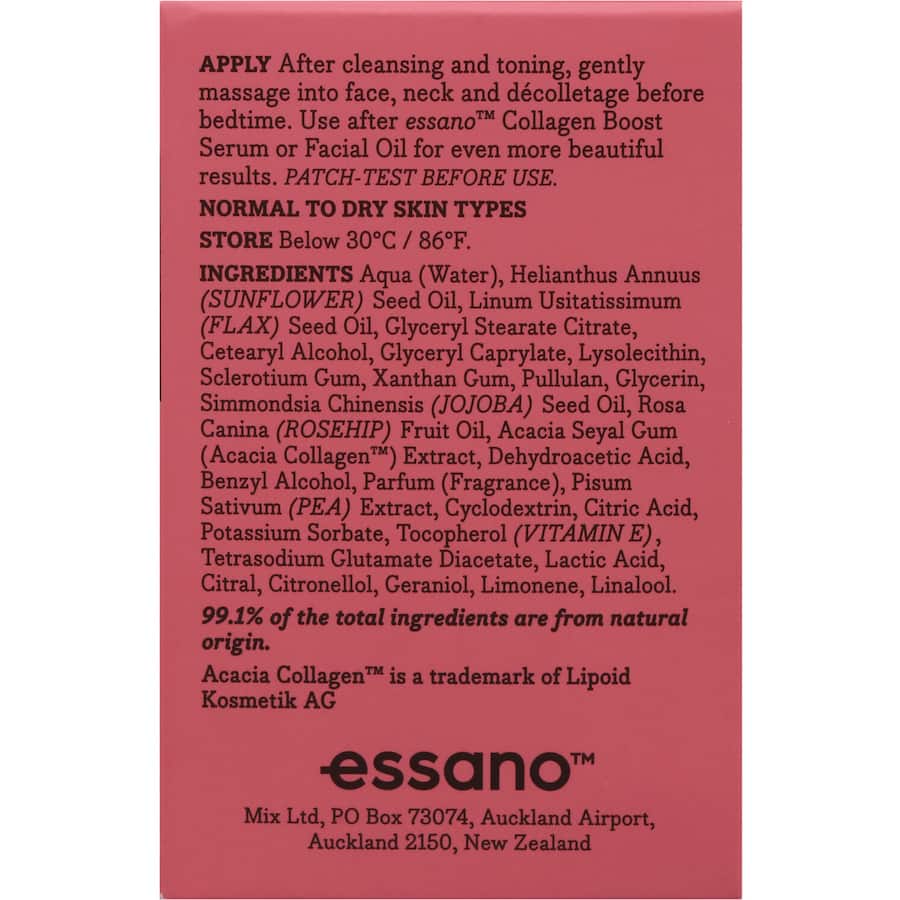 Essano Night Cream Collagen Boost 50g