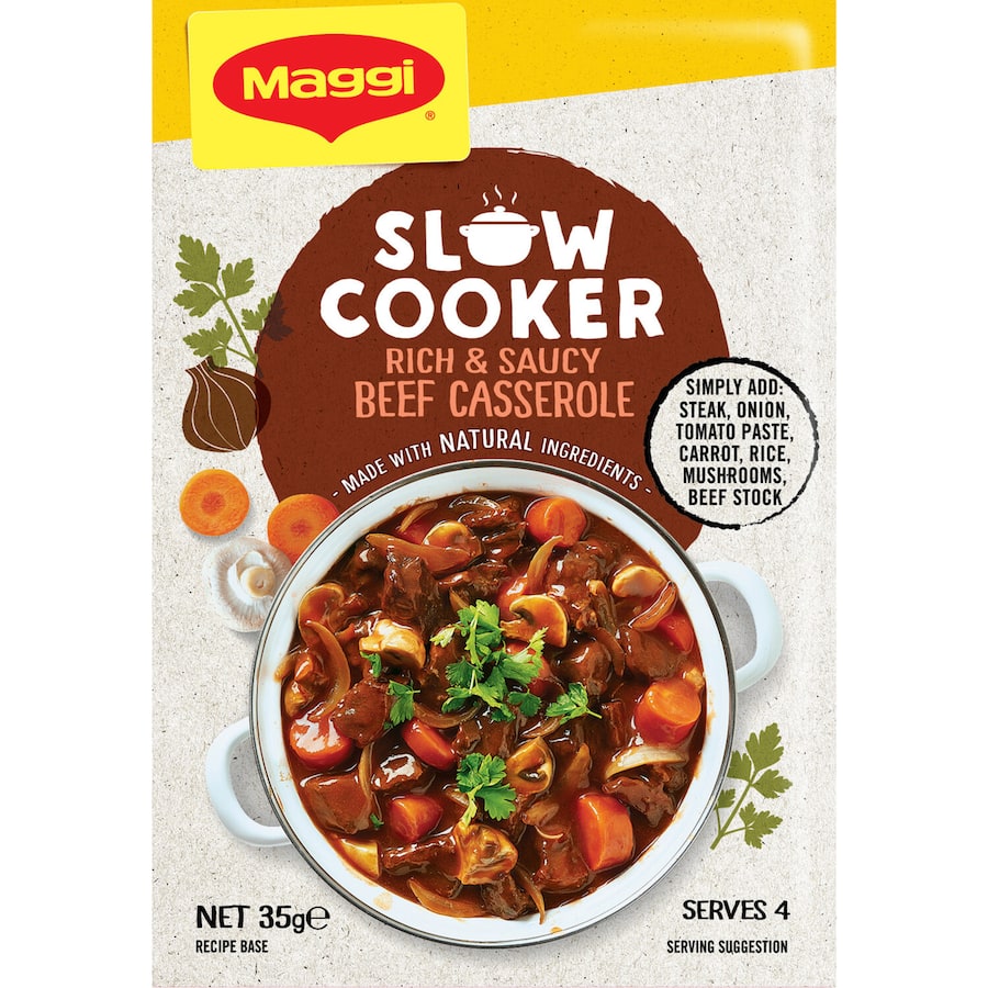 Maggi Slow Cooker Recipe Base Beef Casserole Sachet 35g