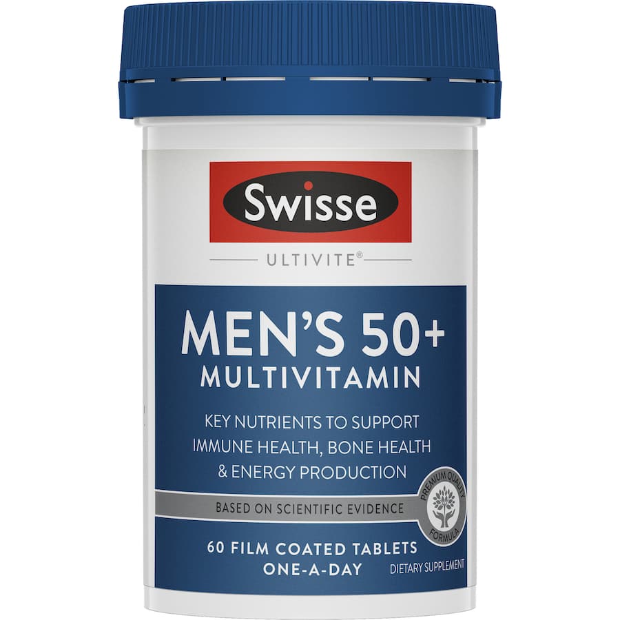 Swisse Ultivite Men Multivitamin 50+ Tablets 60pack