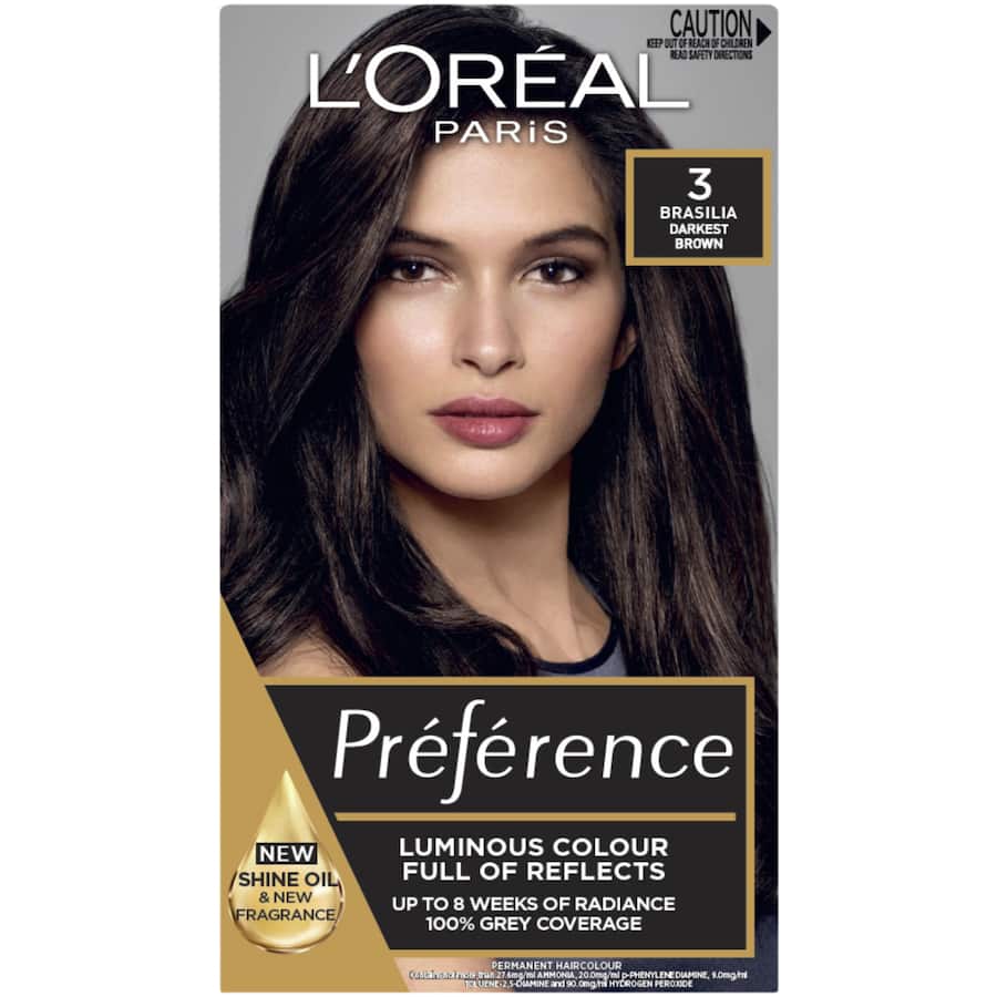L'oreal Paris Preference Hair Colour Brasilia 3 1pack