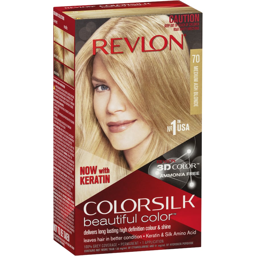 Revlon Hair Colour 70 Ash Blonde 1ea