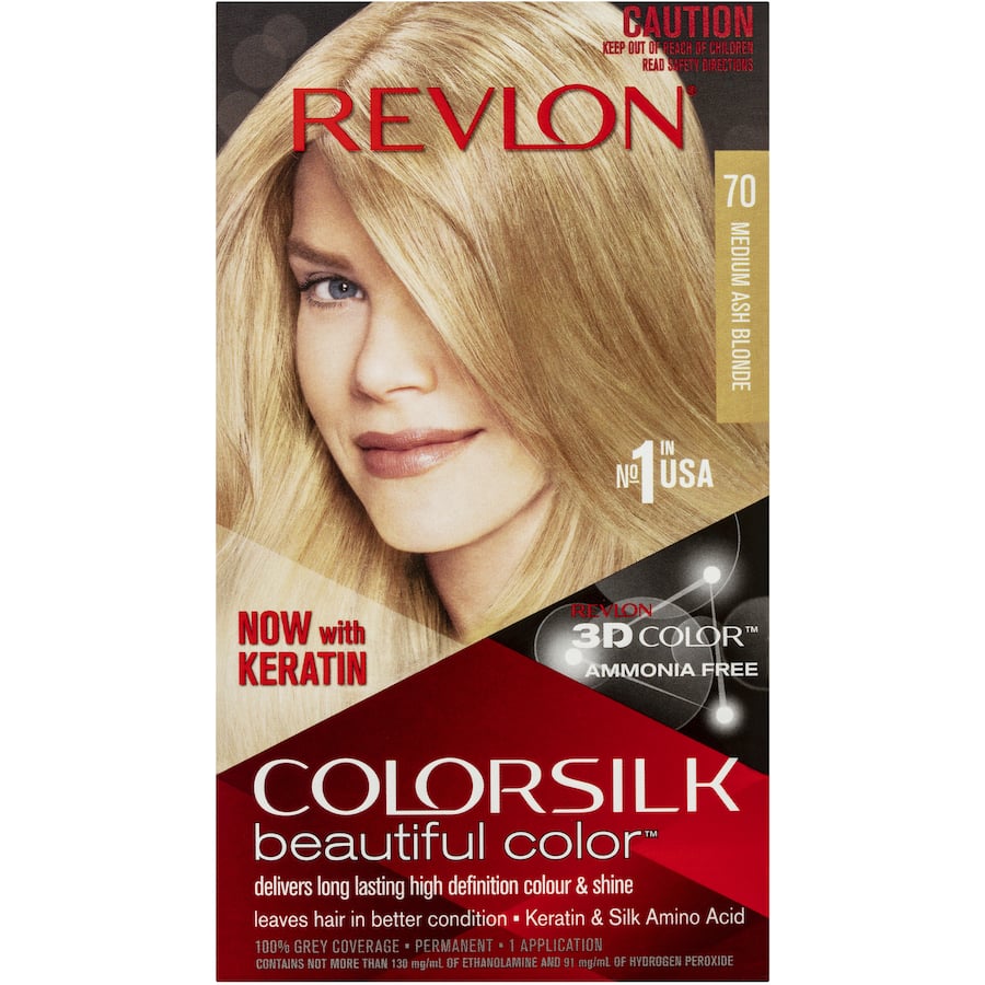 Revlon Hair Colour 70 Ash Blonde 1ea