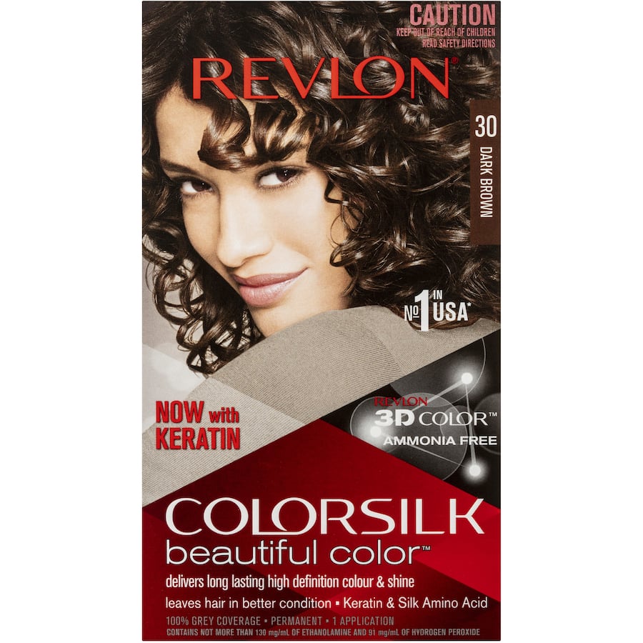 Revlon Hair Colour 30 Dark Brown 1ea