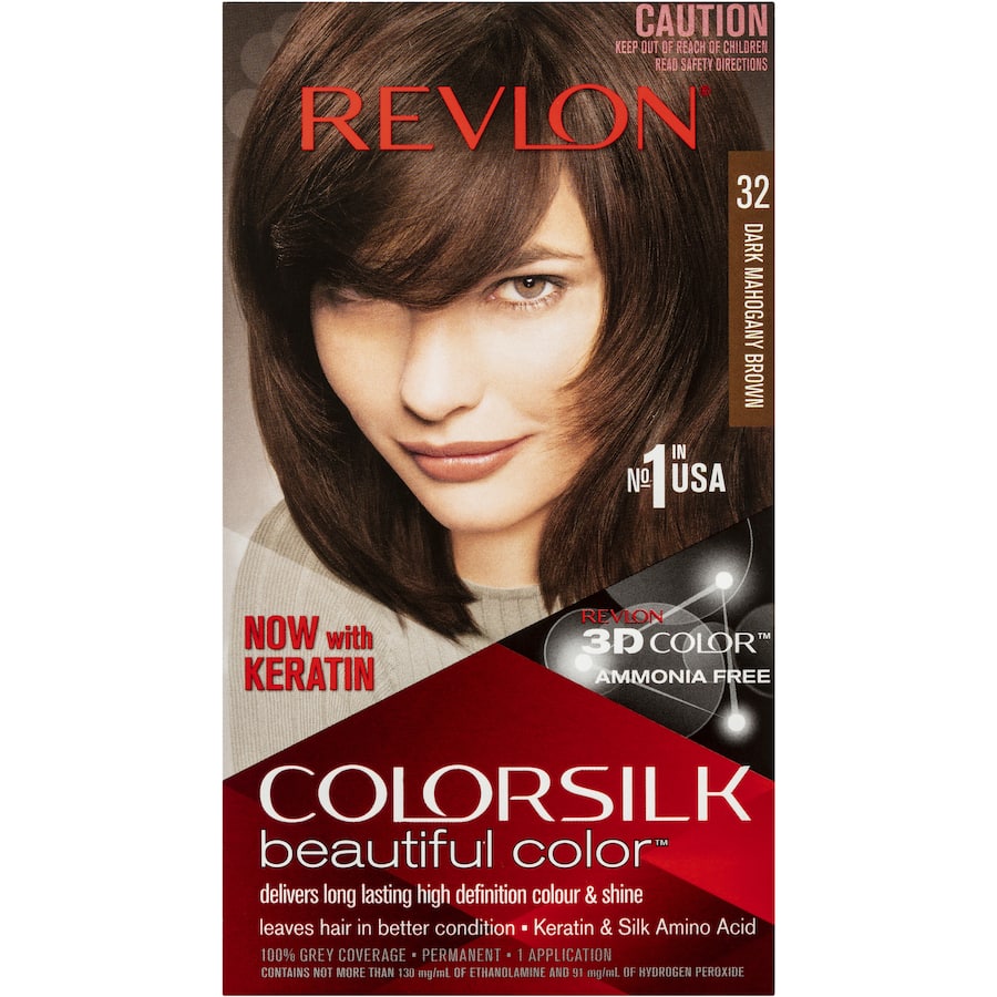Revlon Hair Colour 32 Dark Mahogany Brown 1ea