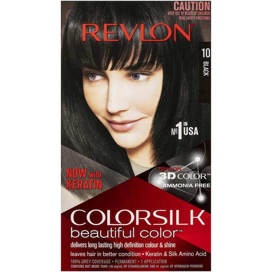 Revlon Hair Colour 10 Black 1ea