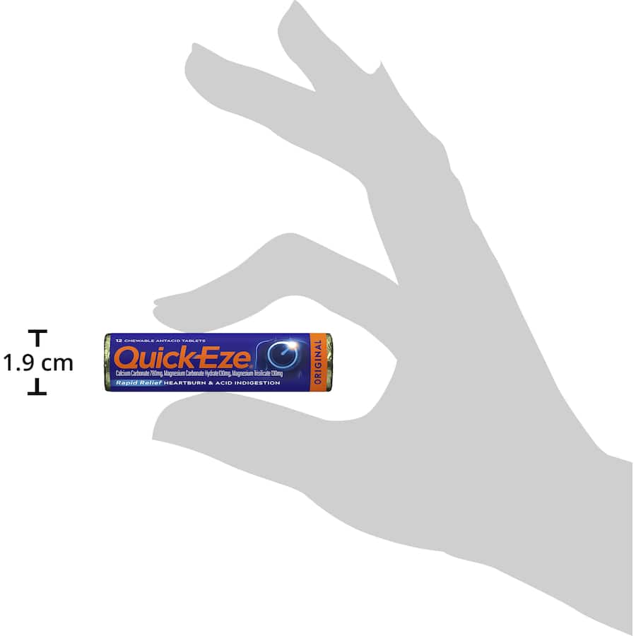 Quick-eze Antacid Original Tablets 12 pack
