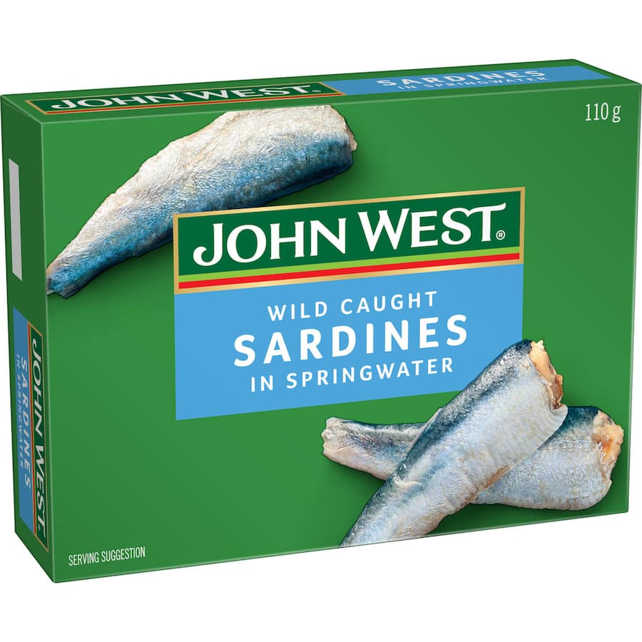 John West Sardines In Spring Water Can 110g