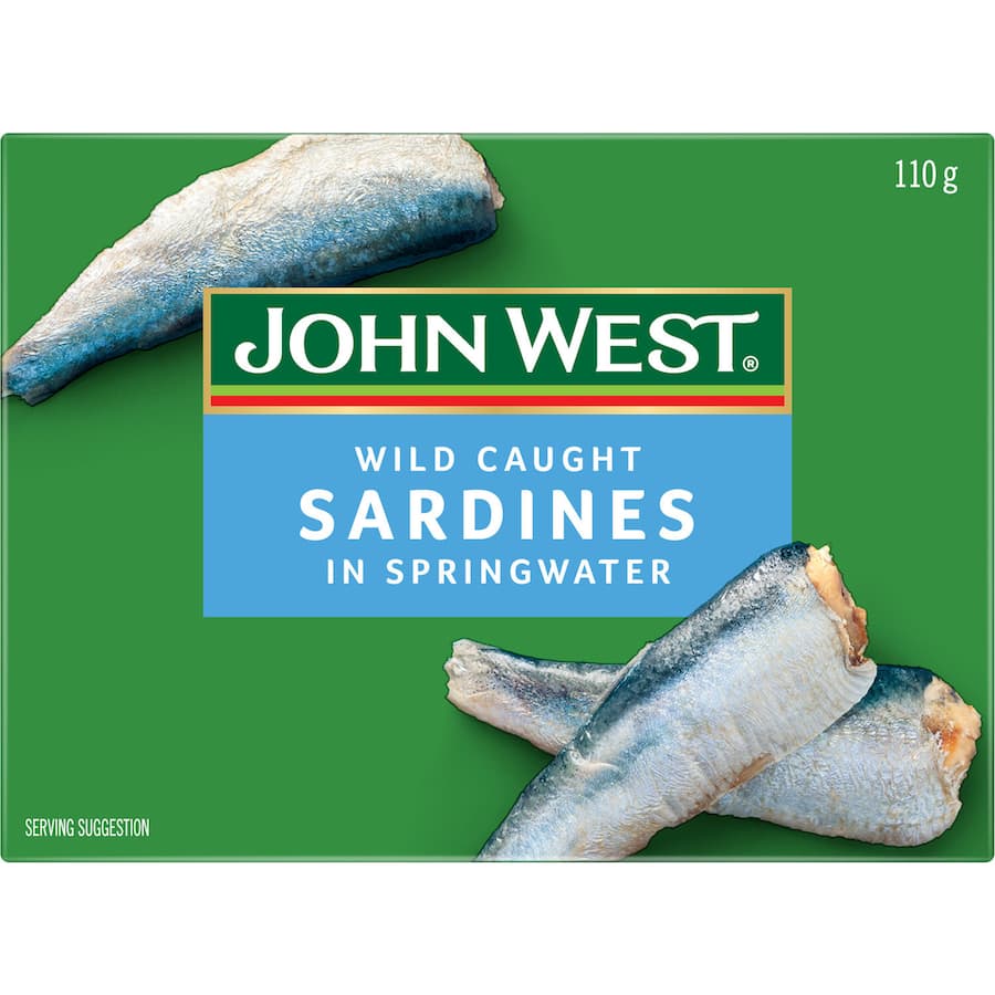 John West Sardines In Spring Water Can 110g