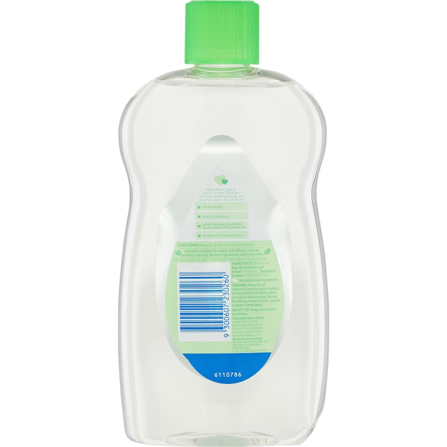 Johnsons Baby Oil Aloe Vera 500mL