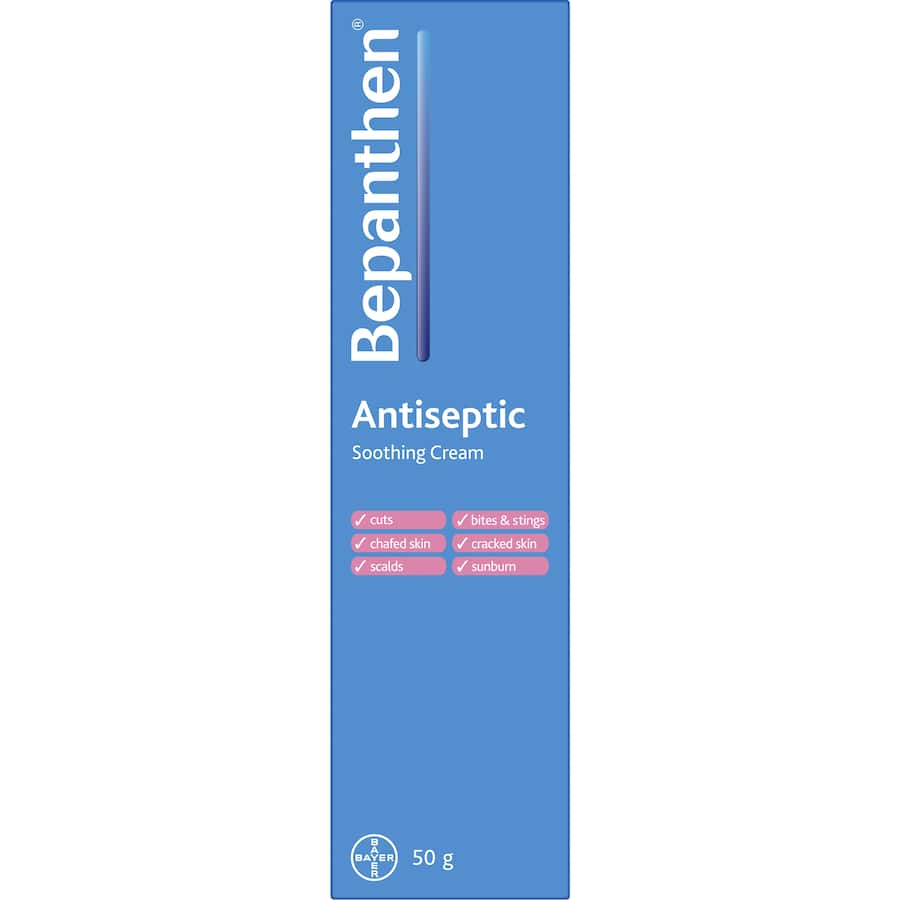 Bepanthen Antiseptic Soothing Cream Tube 50g