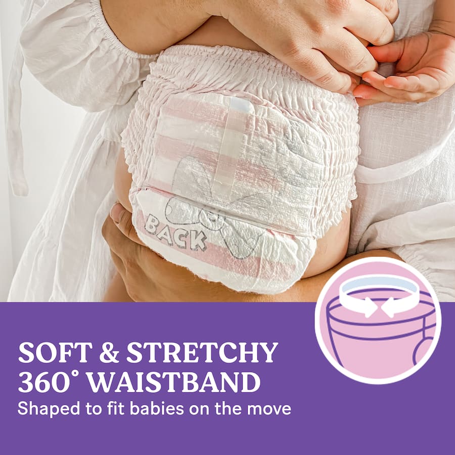 Huggies Ultra Dry Nappy Pants Girls Size 6 (15+ Kg) Jumbo pack 48pack
