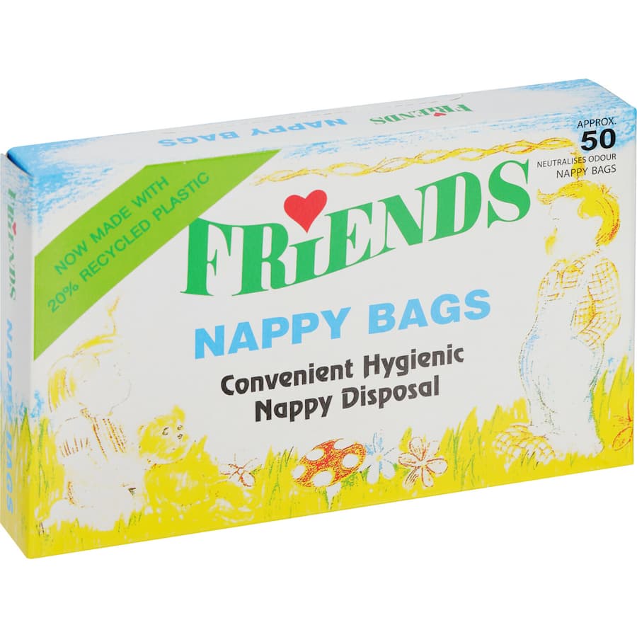 Friends Nappy Bags Odourised Box 50pack