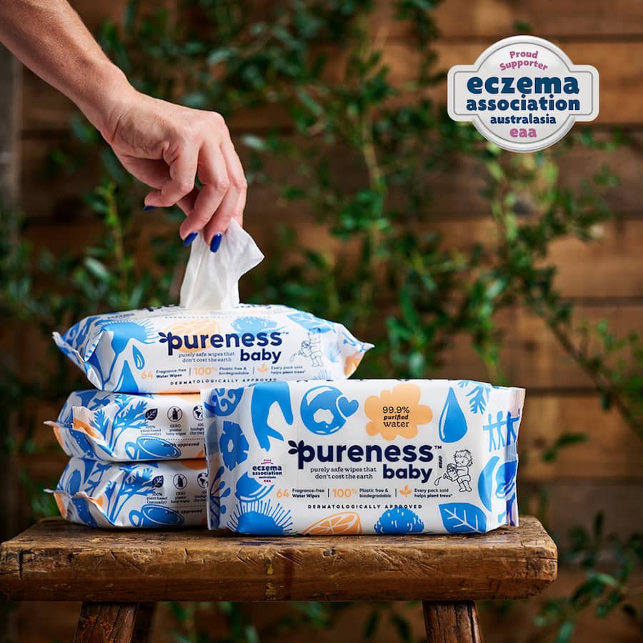 Pureness Baby Wipes 99.9% Water Wipes 64pack