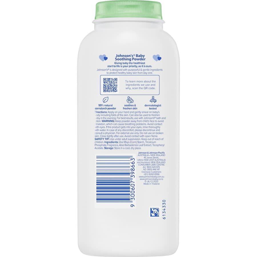 Johnsons Baby Powder Aloe Vera & Vitamin E Each 200g