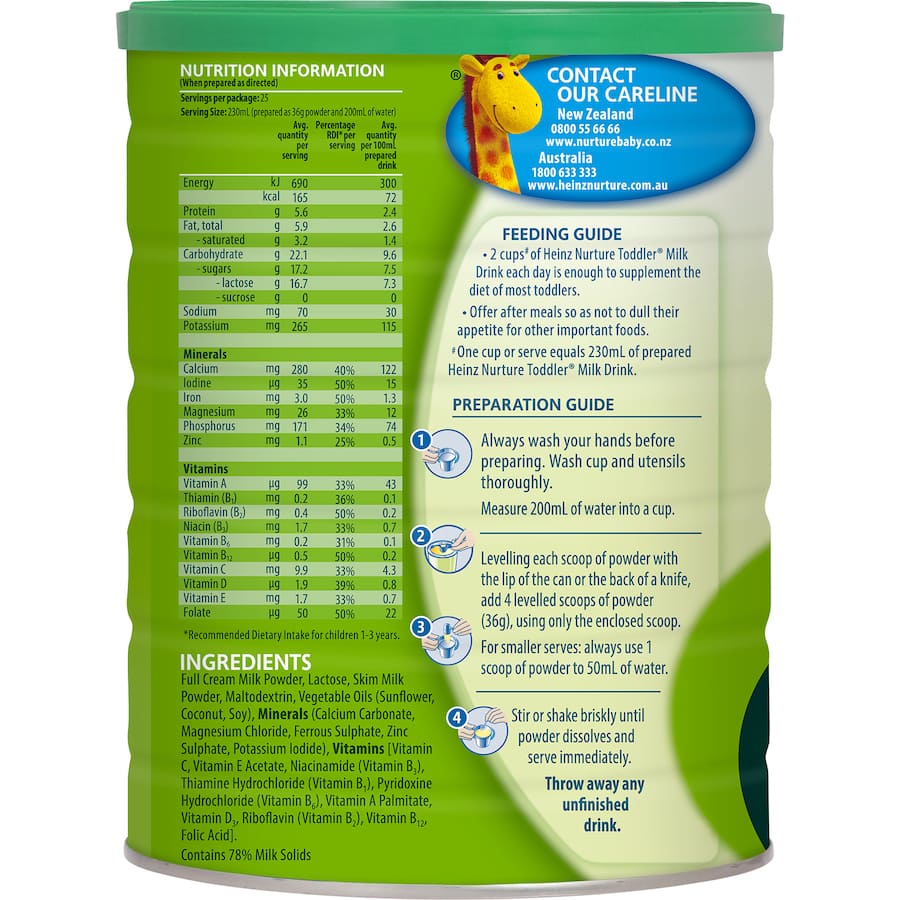 Heinz Nurture 3 Toddler From 1 Year 900g